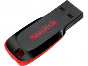 Pen Drive 32GB USB 2.0 SanDisk Cruzer Blade fekete (114712 / SDCZ50-032G-B35)